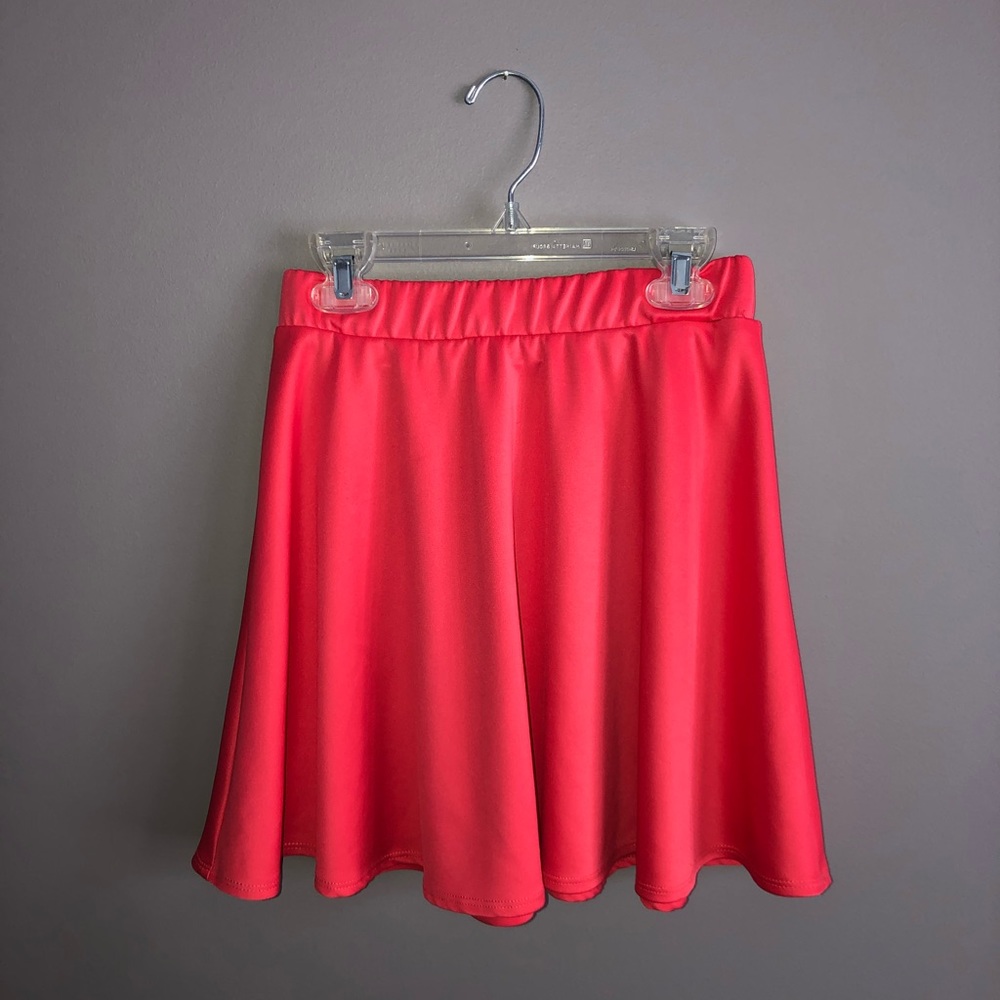 Coral loose skirt